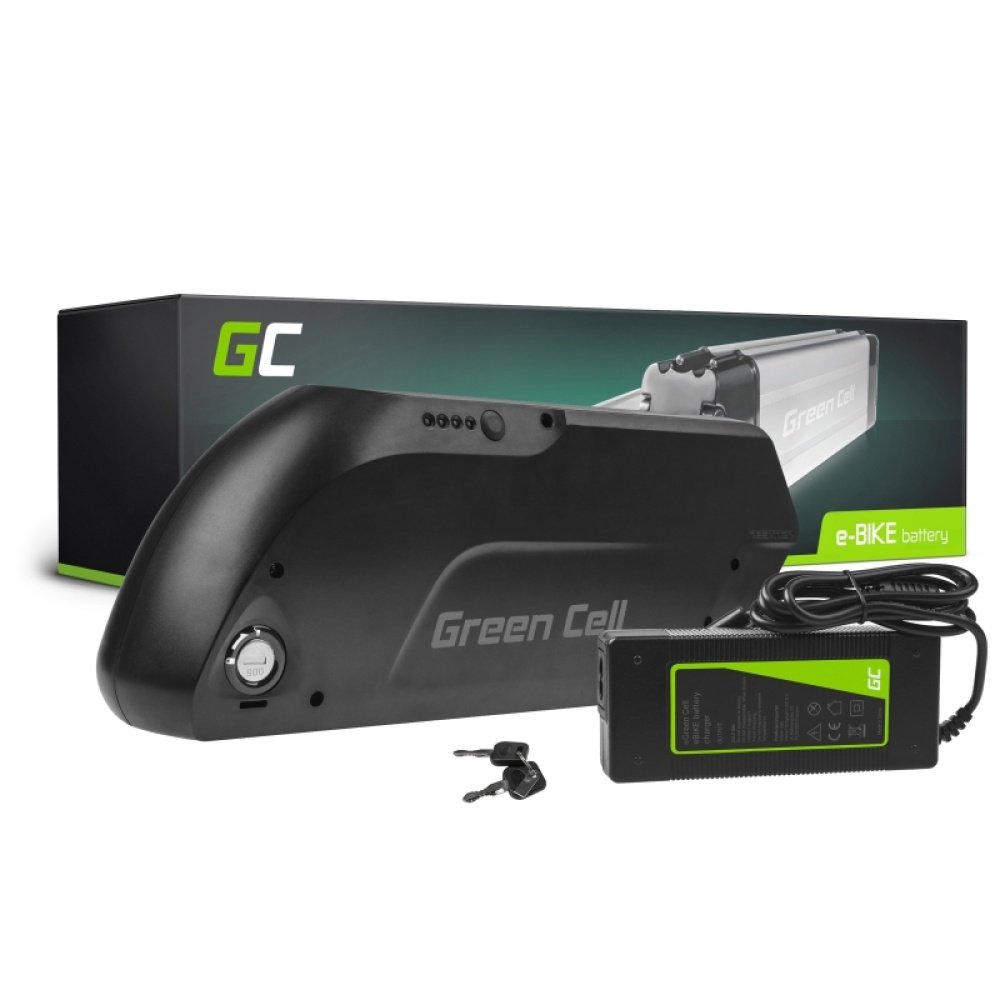 Batería para Bicicleta Eléctrica 36V 15.6Ah E-Bike Down Tube Li-Ion y Cargador