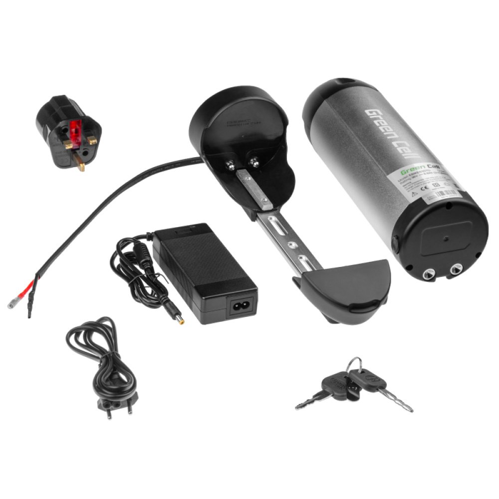 Batería para Bicicleta Eléctrica 36V 12Ah Botella Li-Ion E-bike Batería y Cargador - Imagen 2
