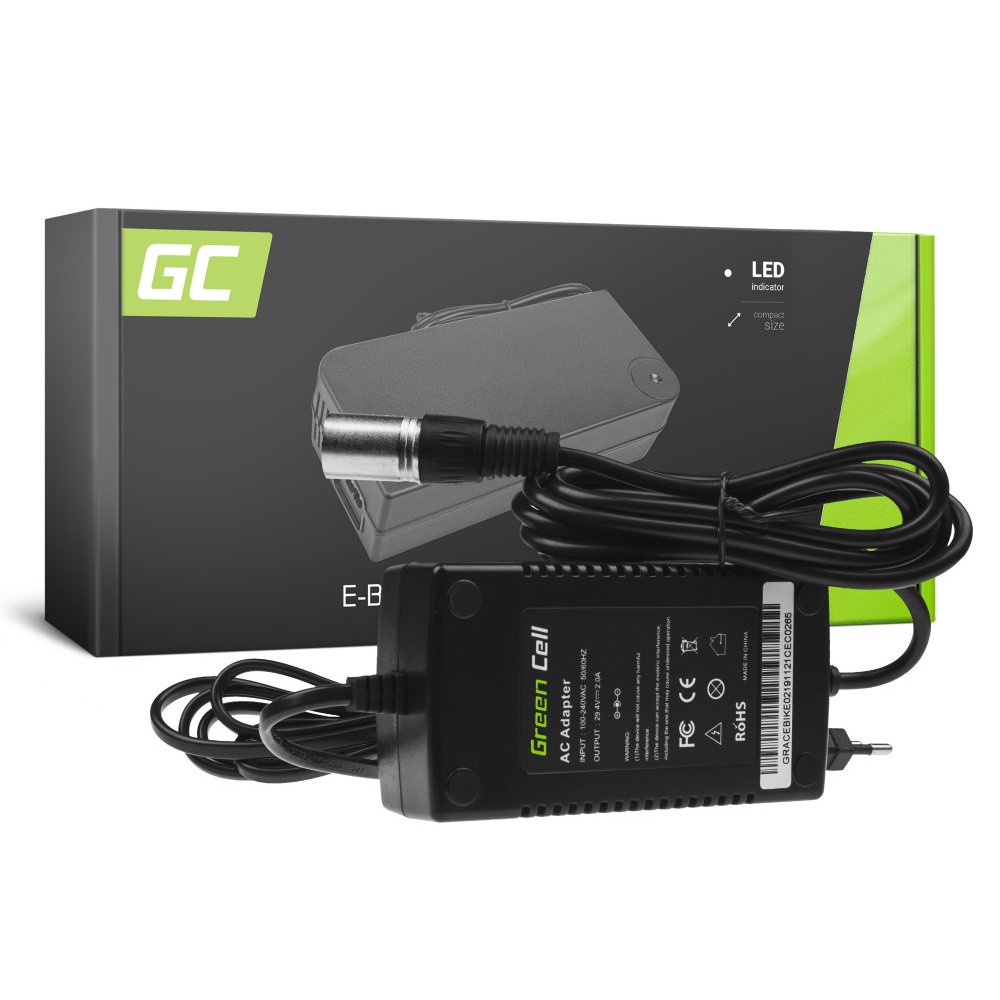 Cargador de 29.4V 4A (Cannon) para baterías EBIKE 24V - Airbici