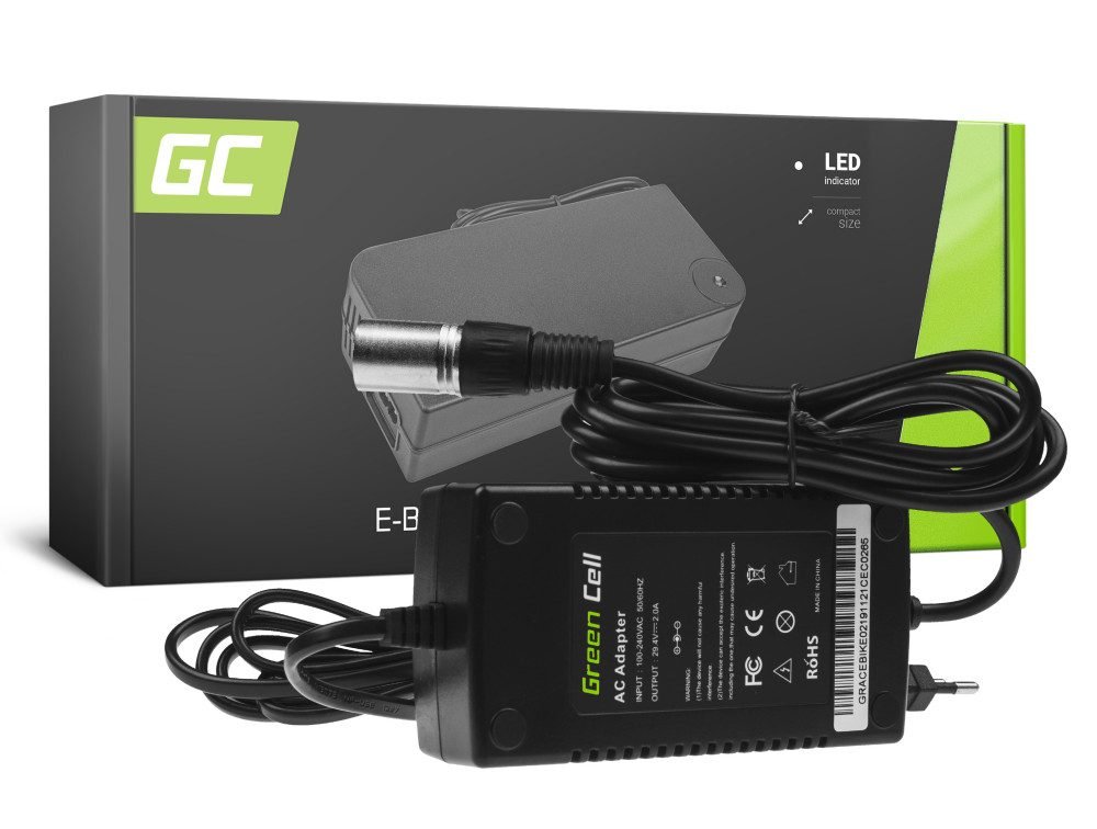Cargador de 29.4V 4A (Cannon) para baterías EBIKE 24V - Airbici