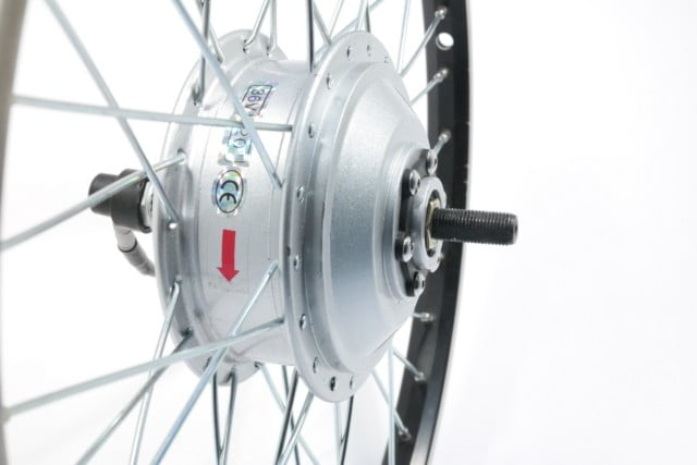  Kit de conversión de bicicleta eléctrica de 16 a 29 pulgadas,  rueda delantera de 36 V, 500 W, bicicleta eléctrica, bicicleta con  controlador inteligente para bicicleta de carretera (color: freno de disco,  tamaño: 26)