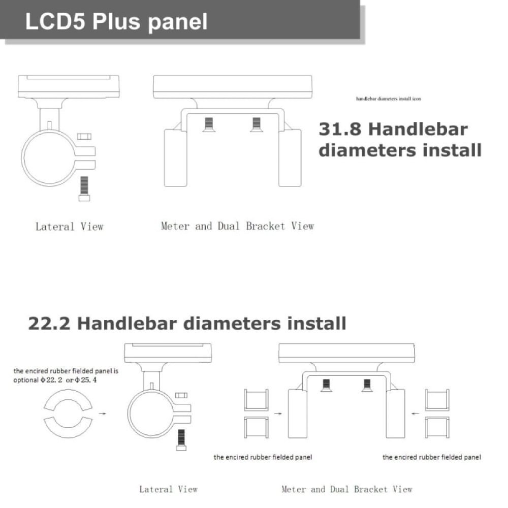 Pantalla LCD5 PLUS (USB) Ciclotek - Imagen 2