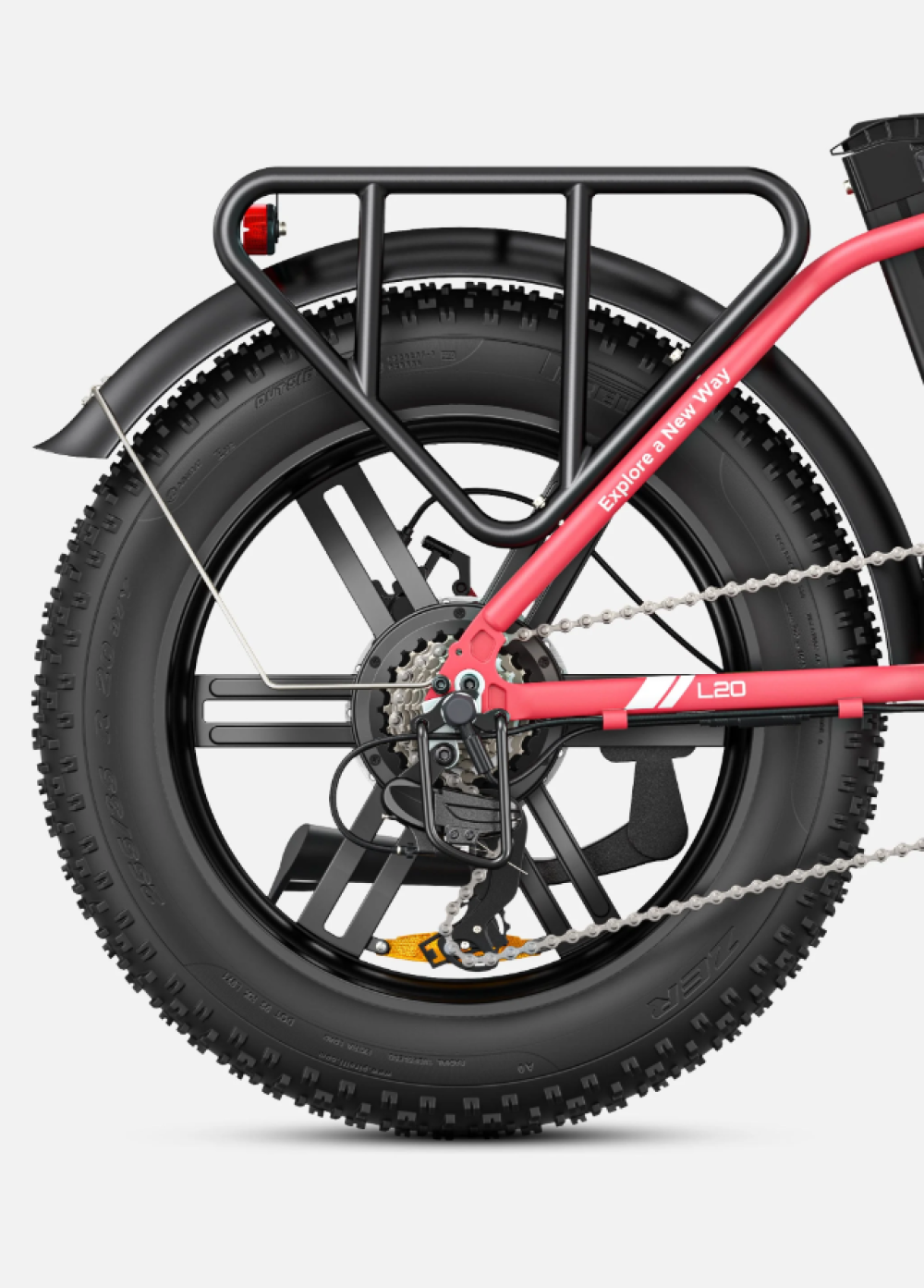 Bicicleta electrica Engwe L20 Batería de 13 Ah Autonomía de 140 km - Imagen 7