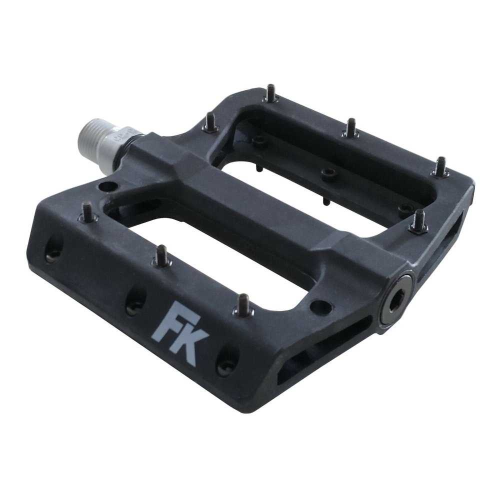 Pedales para fixie FK, FK-291. Plataforma BMX. Nailon. Pins. 9/16" Cr-Mo CNC. - Imagen 4