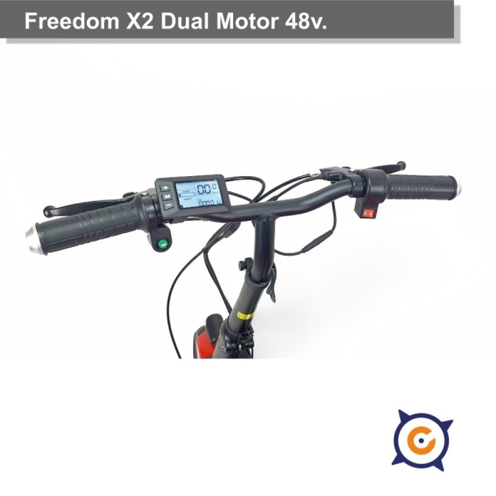 Scooter Eléctrico 3 Ruedas Plegable Ciclotek  Freedom Dual Doble Motor 300W y 48V - Imagen 4