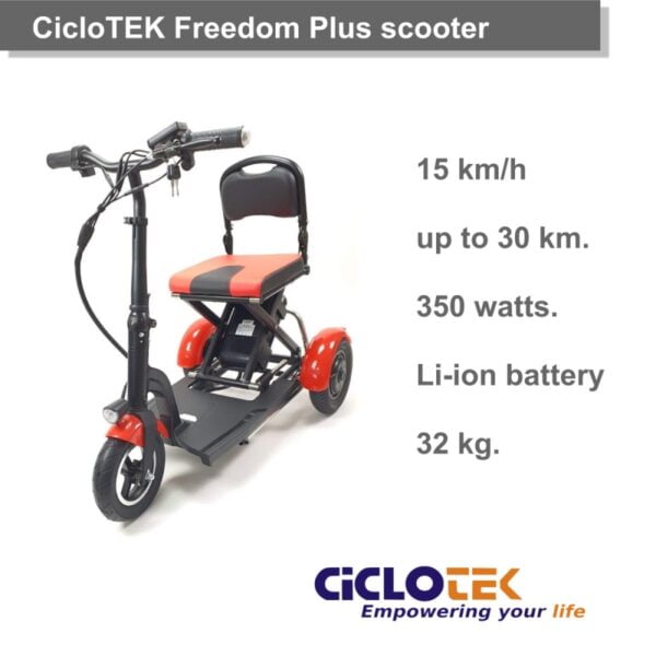 scooter ciclotek freedom plus 3 1