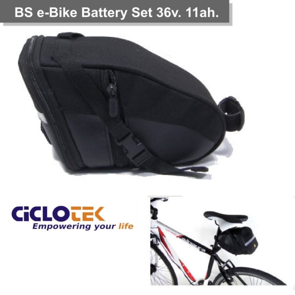 Set Batería BS 36v 10.4 Ah. Ciclotek