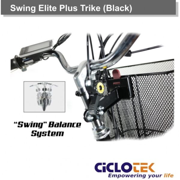 triciclo electrico ciclotek swing elite plus negro 3