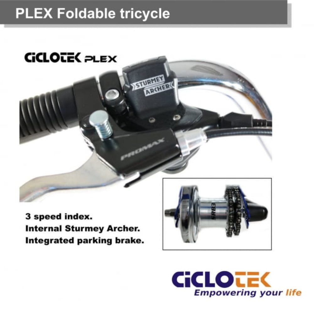 Triciclo Plegable CicloTEK PLEX - Imagen 2