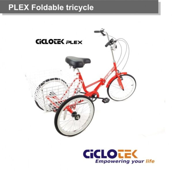 triciclo plegable ciclotek