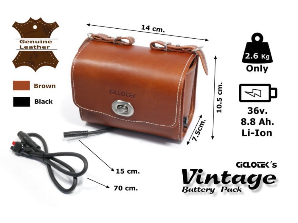 KIT Conversión Bicicleta Brompton Plegable en Eléctrica - Ciclotek Platinium LCD5 Motor 250W Batería 36v - Imagen 3