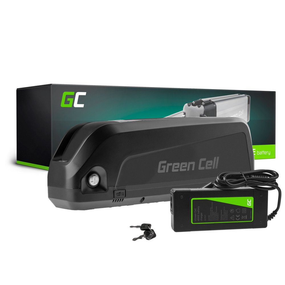 Batería de bicicleta eléctrica Green Cell 36V 20Ah 720Wh tubo inferior Ebike EC5 con cargador
