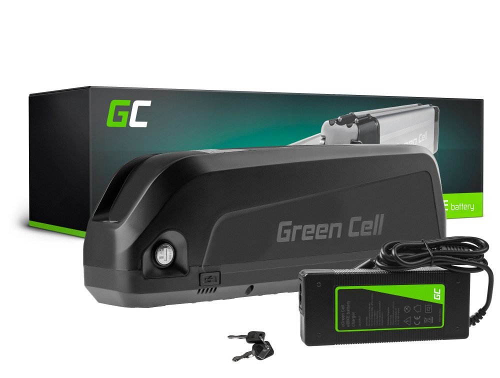 Batería de bicicleta eléctrica Green Cell 36V 20Ah 720Wh tubo inferior Ebike EC5 con cargador