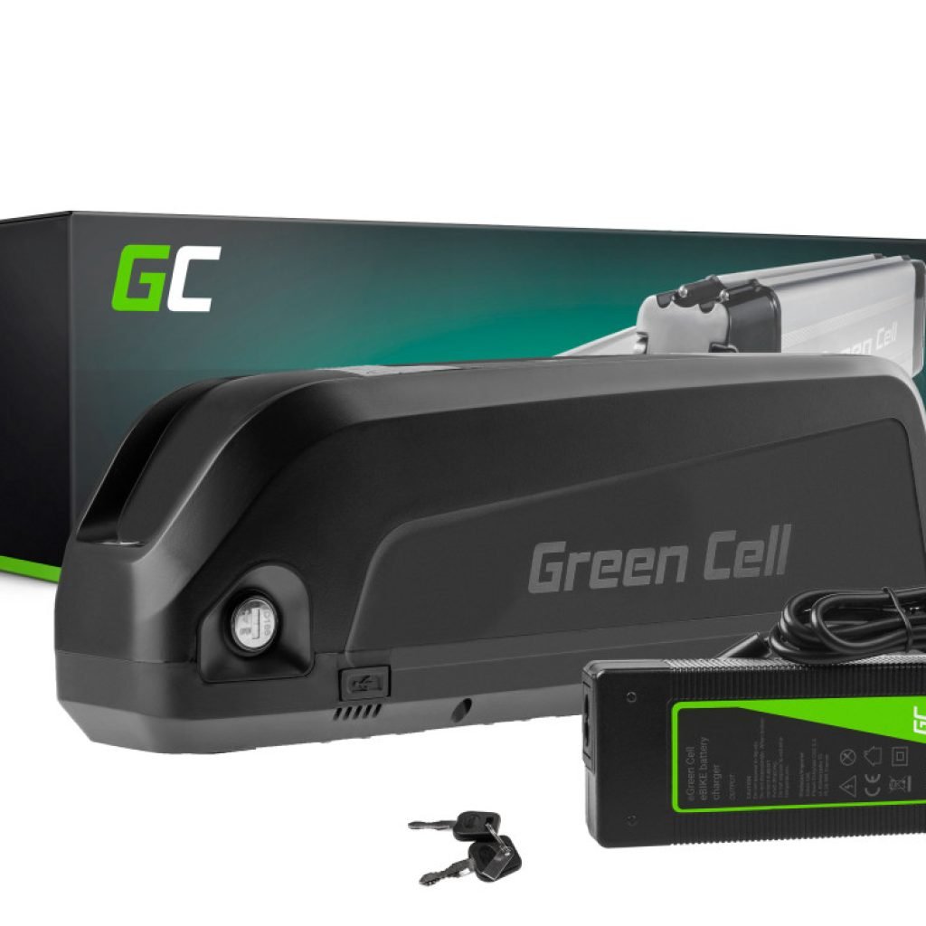 Batería de bicicleta eléctrica Green Cell 36V 20Ah 720Wh tubo inferior Ebike EC5 con cargador