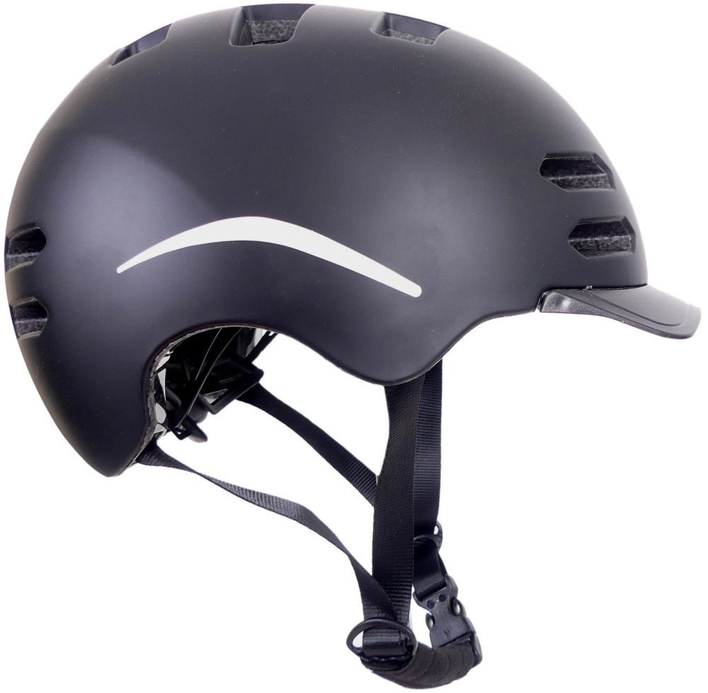 Casco de bicicleta Edge Urban E-bike Pedelec Medium (54-58cm) - negro - marca de calidad NTA 8776