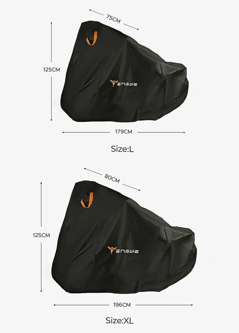 Cubierta impermeable ENGWE para 1, 2 o 3 bicicletas - Imagen 5