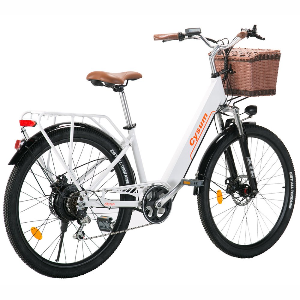 Bicicleta Electrica Paseo 26" Cysum Cityrun 26'' - Imagen 5