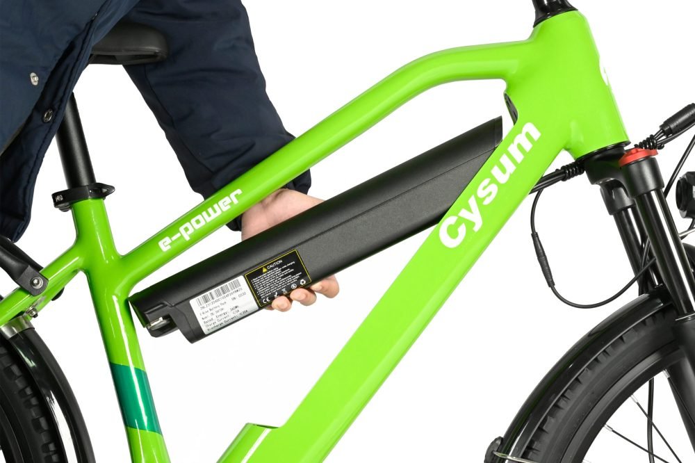 Cysum Hoody - Bicicleta Eléctrica Para Adolescentes - Ruedas 24" - Imagen 10