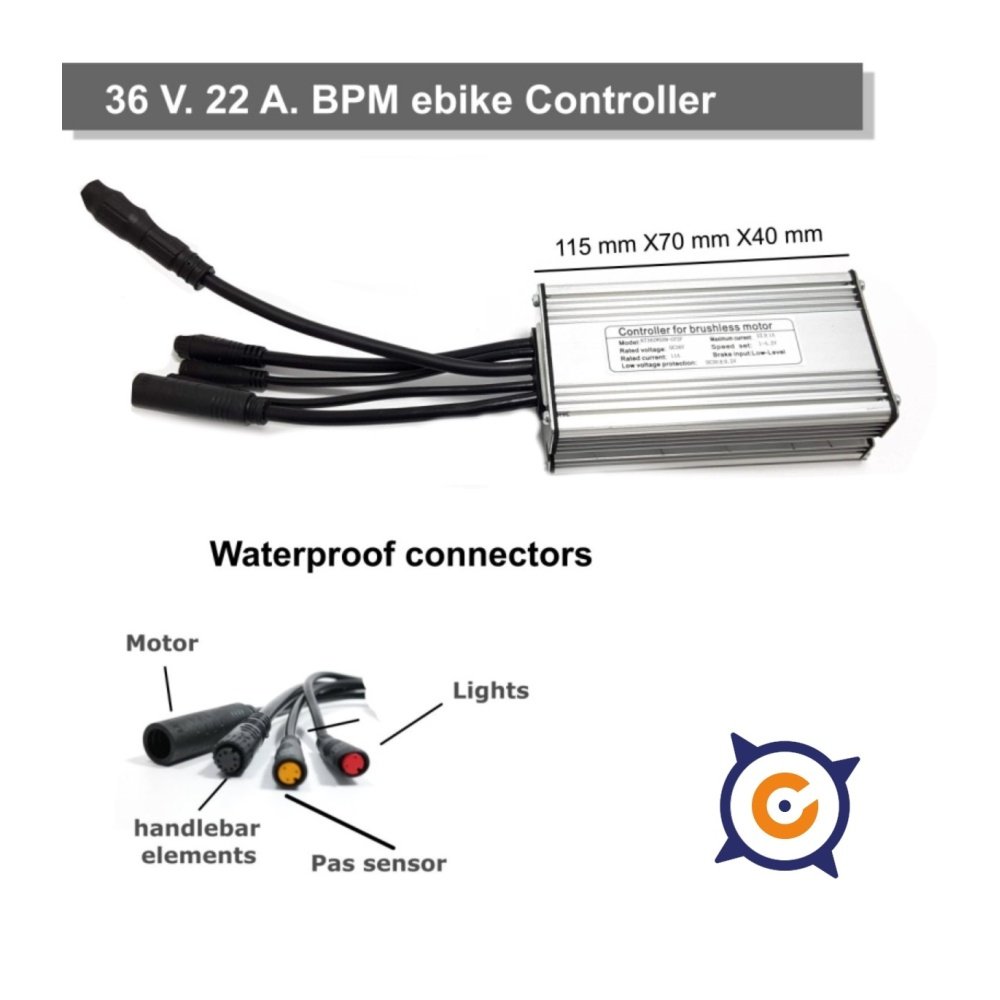 Controlador LCD5 BPM 36 v. 22 A.