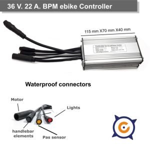 Controlador LCD5 BPM 36 v. 22 A.