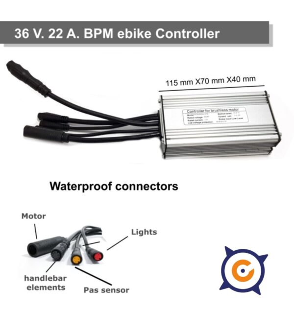 Controlador LCD5 BPM 36 v. 22 A.