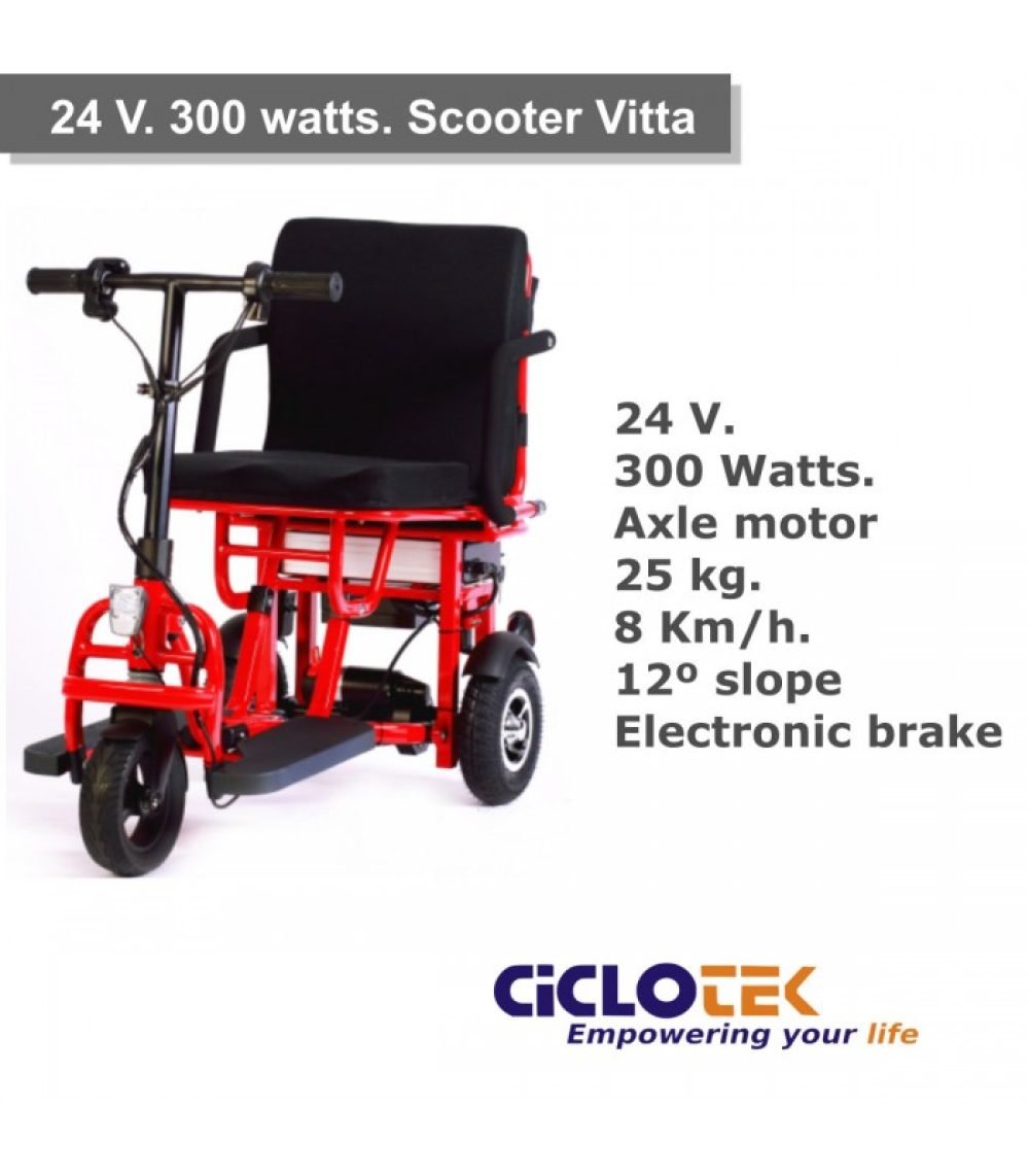 Scooter CicloTEK Vitta 24 v. 300 vatios - Imagen 2
