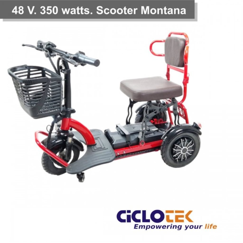 Scooter CicloTEK Montana 48 v. 350 vatios