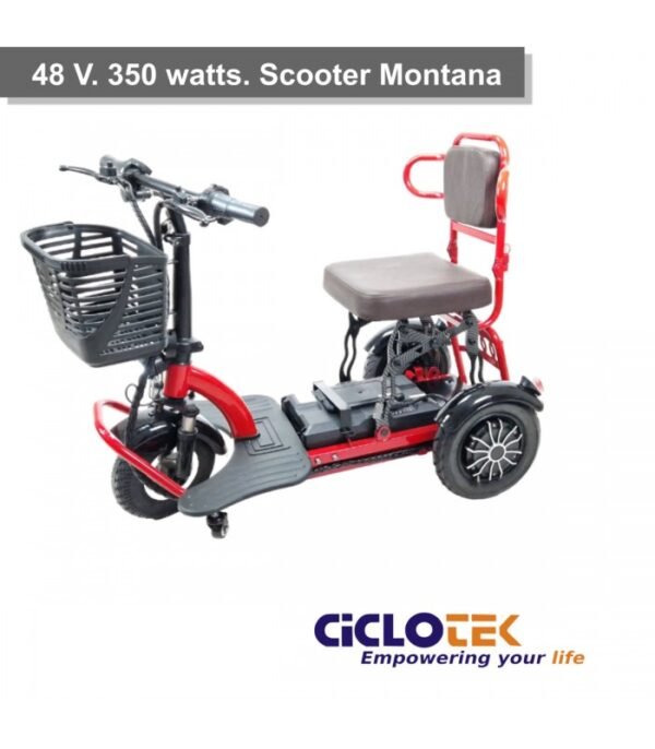 scooter ciclotek montana 48 v 350 vatios