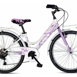 Bicicleta Infantil Airbici Red Moon Lady 24" 6 Velocidades