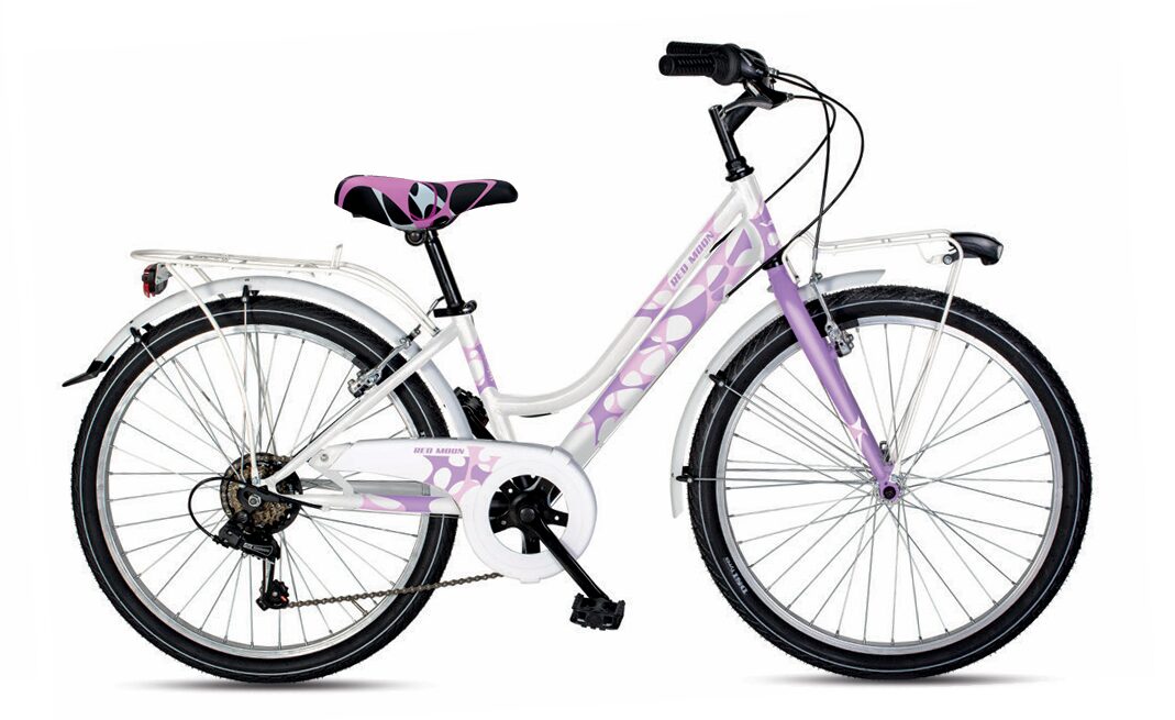 Bicicleta Infantil Airbici Red Moon Lady 24" 6 Velocidades