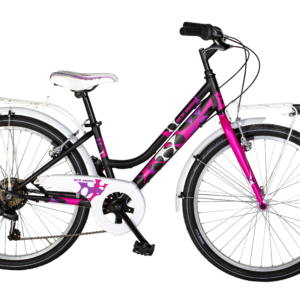 Bicicleta Infantil Airbici Red Moon Lady 24" 6 Velocidades