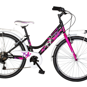 Bicicleta Infantil Airbici Red Moon Lady 24" 6 Velocidades