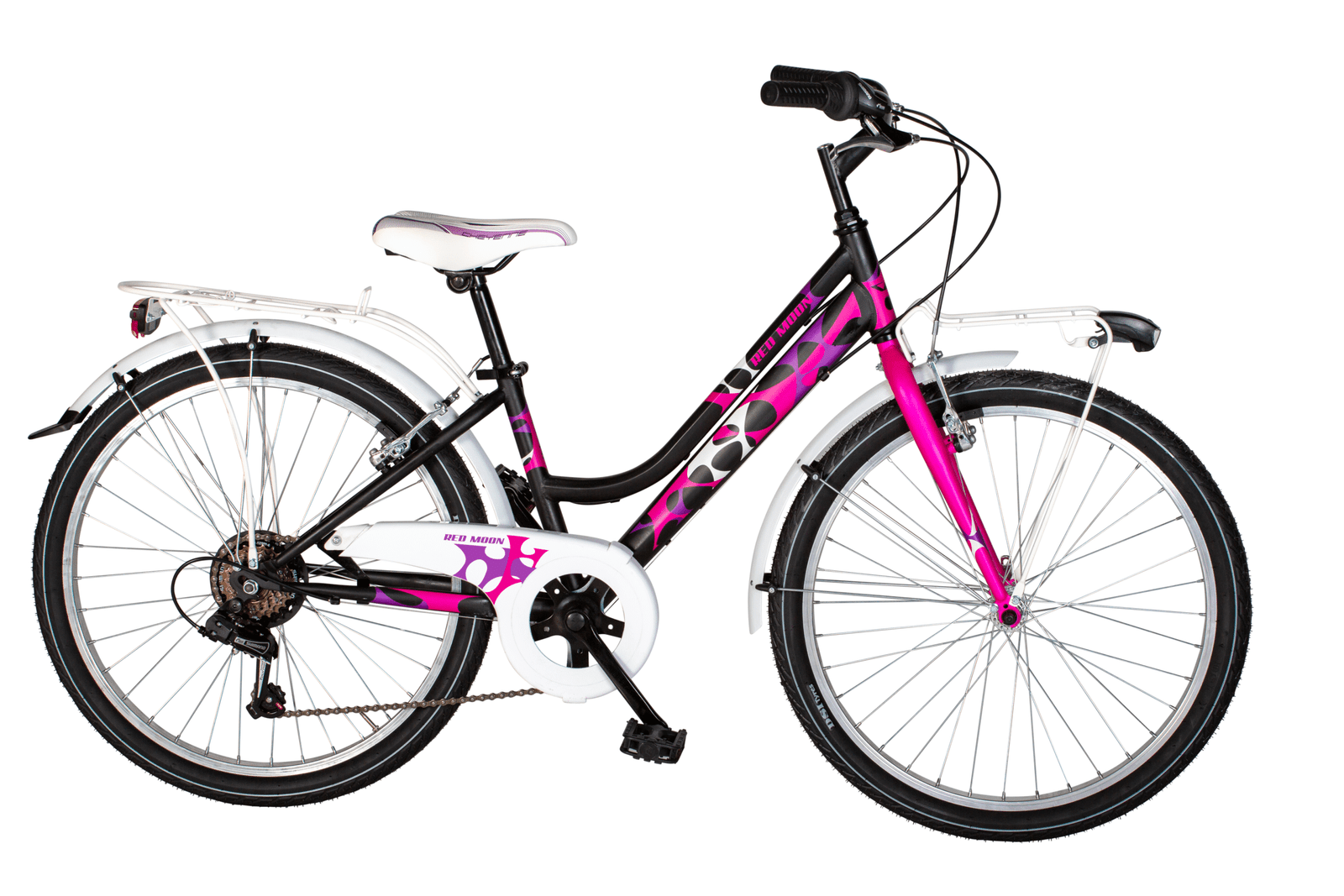 Bicicleta Infantil Airbici Red Moon Lady 24" 6 Velocidades