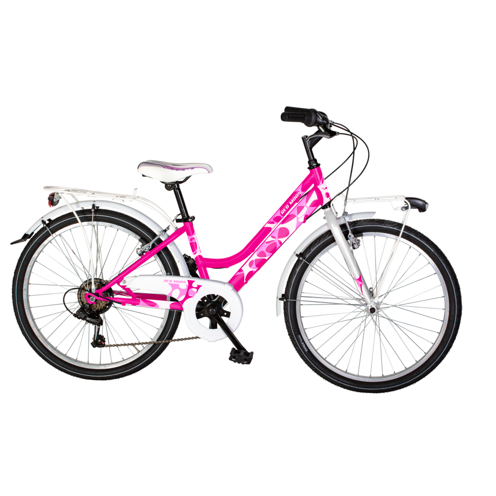 Bicicleta Infantil Airbici Red Moon Lady 24" 6 Velocidades - Imagen 3