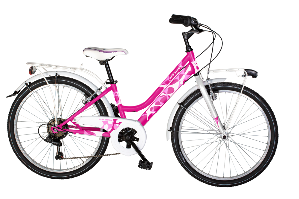 Bicicleta Infantil Airbici Red Moon Lady 24" 6 Velocidades - Imagen 3
