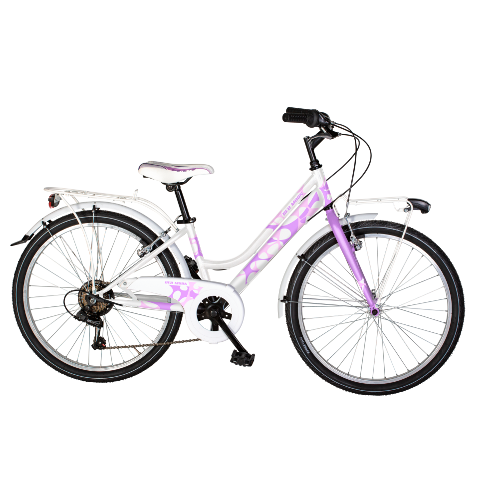 Bicicleta Infantil Airbici Red Moon Lady 24" 6 Velocidades - Imagen 2