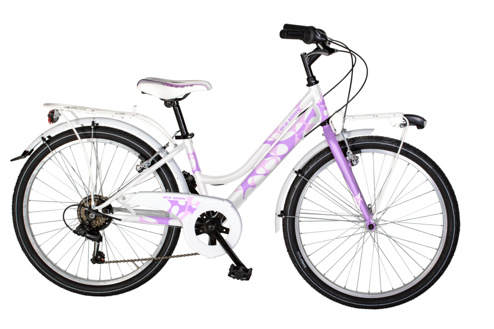 Bicicleta Infantil Airbici Red Moon Lady 24" 6 Velocidades - Imagen 2