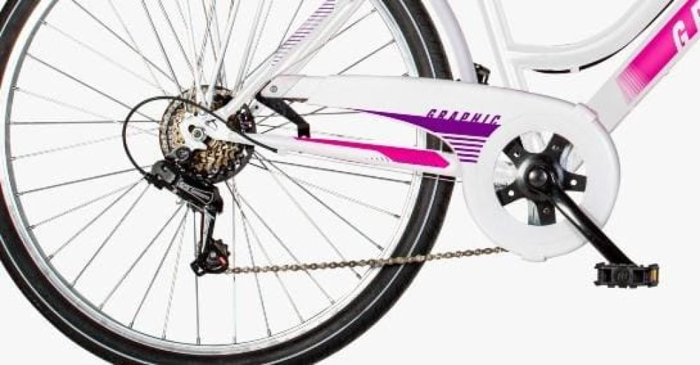 Bicicleta Infantil Airbici GRAPHIC CITY LADY 26" -6 Velocidades - Imagen 5