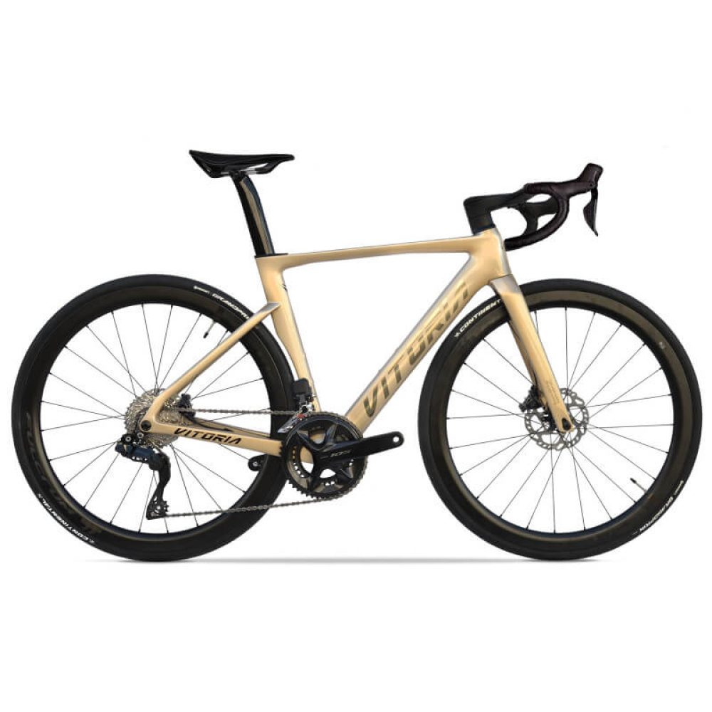 Bicicleta Vitoria ART Shimano 105 Di2 Champagne - AIRBICI