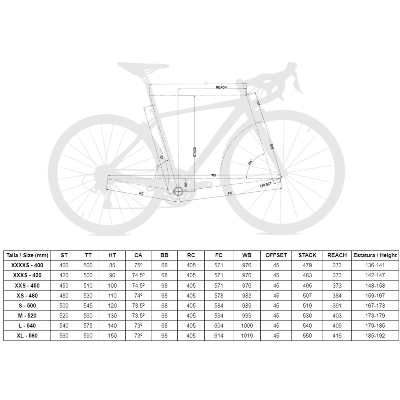 Bicicleta Vitoria RACE RS SH TIAGRA 10V Silver 4 Bicicleta Vitoria RACE RS SH TIAGRA 10V Silver - Imagen 4