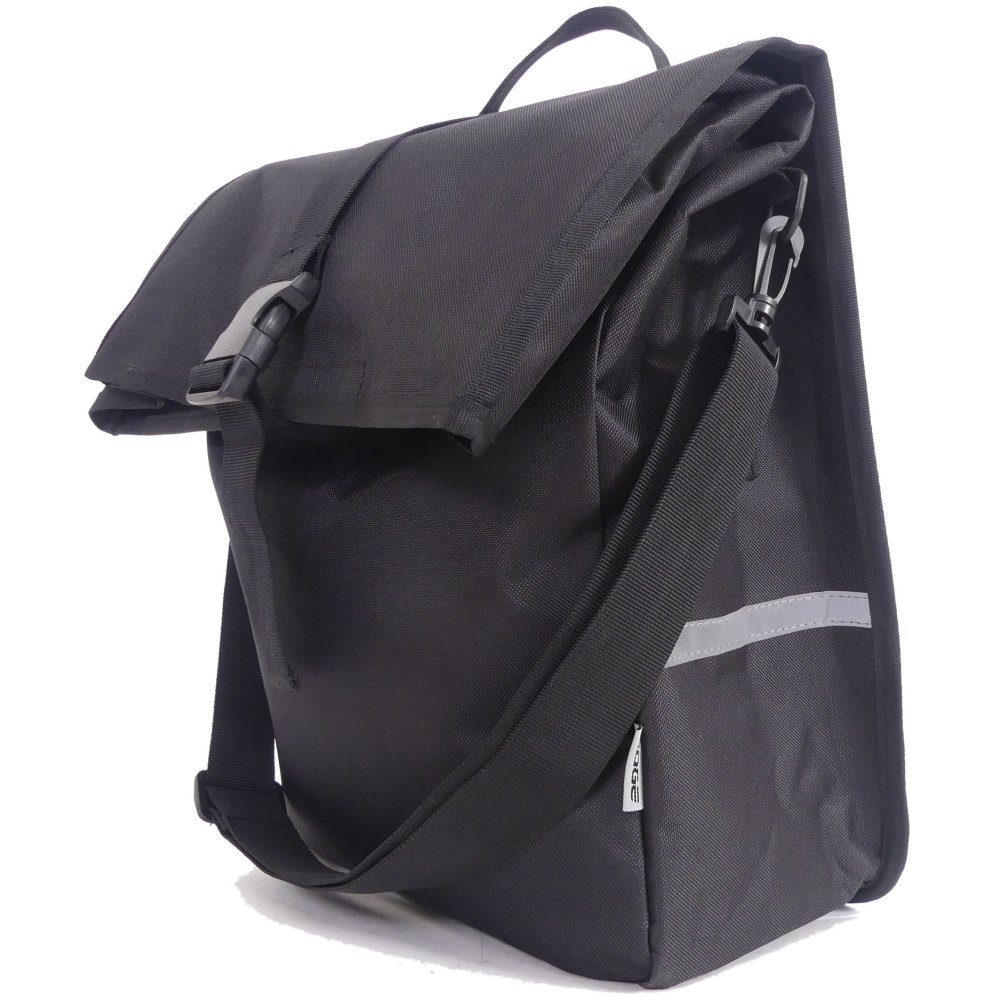 Bolsa para bicicleta Edge Leisure 18 litros 48 x 30 x 15 cm - negra - Imagen 5