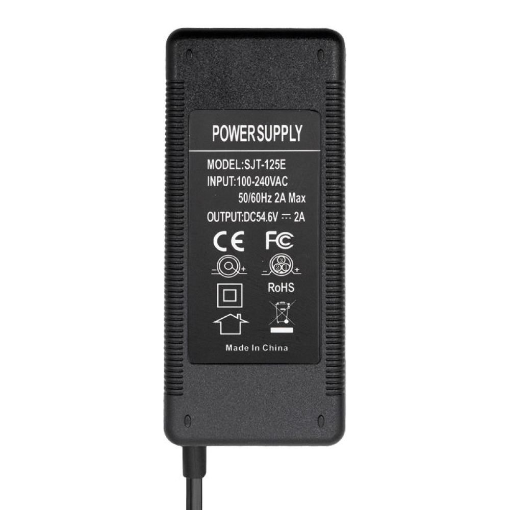 Cargador 48v (salida 54,6v) 2A conector DC 5,5x2,5mm - Imagen 2