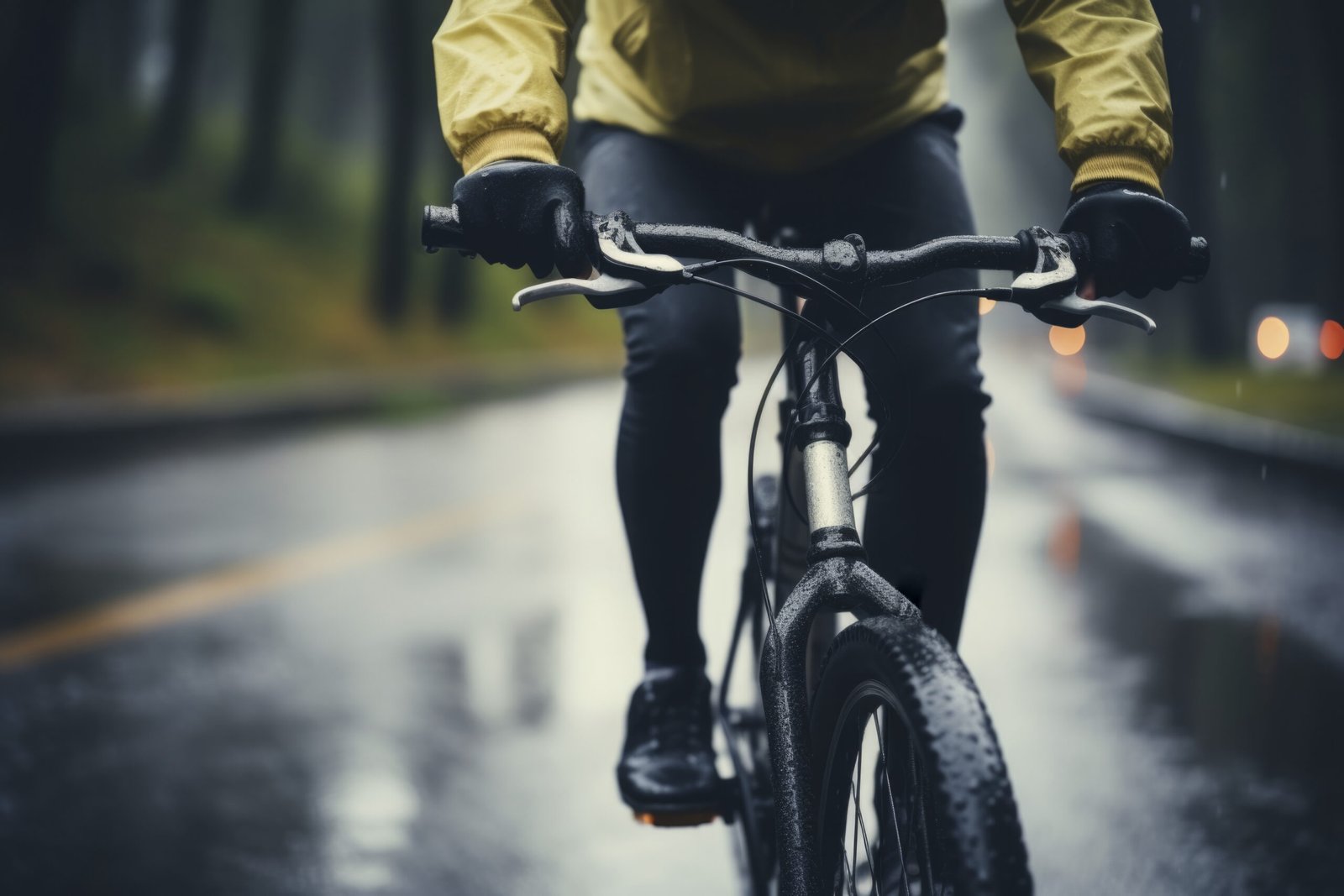 cyclist riding bicycle nature scaled