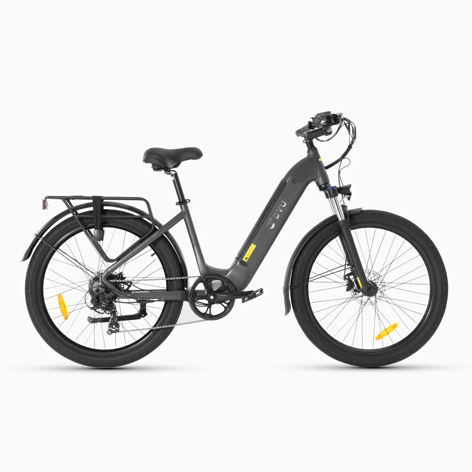 Bicicleta eléctrica urbana DYU C1 de 26 pulgadas