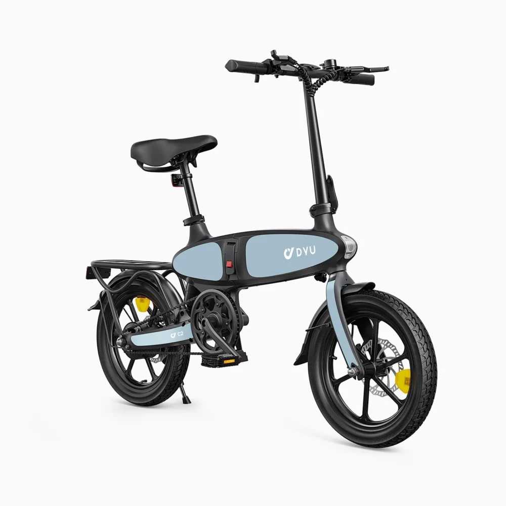 Bicicleta eléctrica plegable DYU C2 de 16 pulgadas - Imagen 2