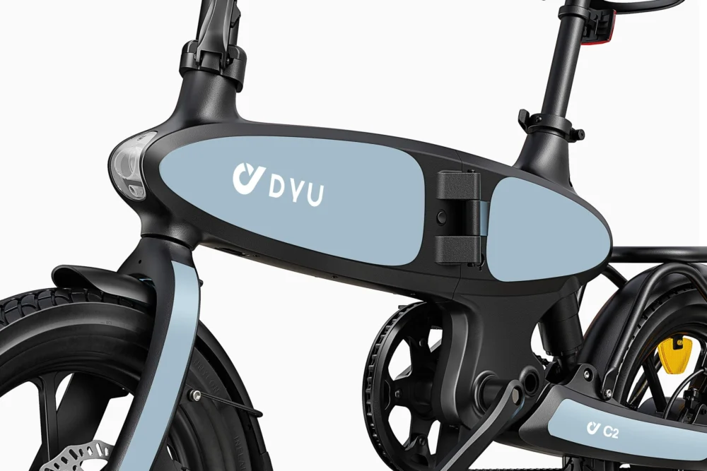 Bicicleta eléctrica plegable DYU C2 de 16 pulgadas - Imagen 4