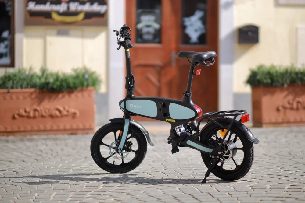 Bicicleta eléctrica plegable DYU C2 de 16 pulgadas - Imagen 7