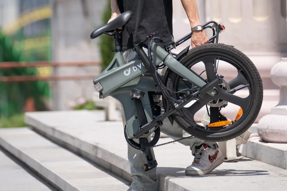 Bicicleta eléctrica plegable DYU T1 de 20 pulgadas - Imagen 9