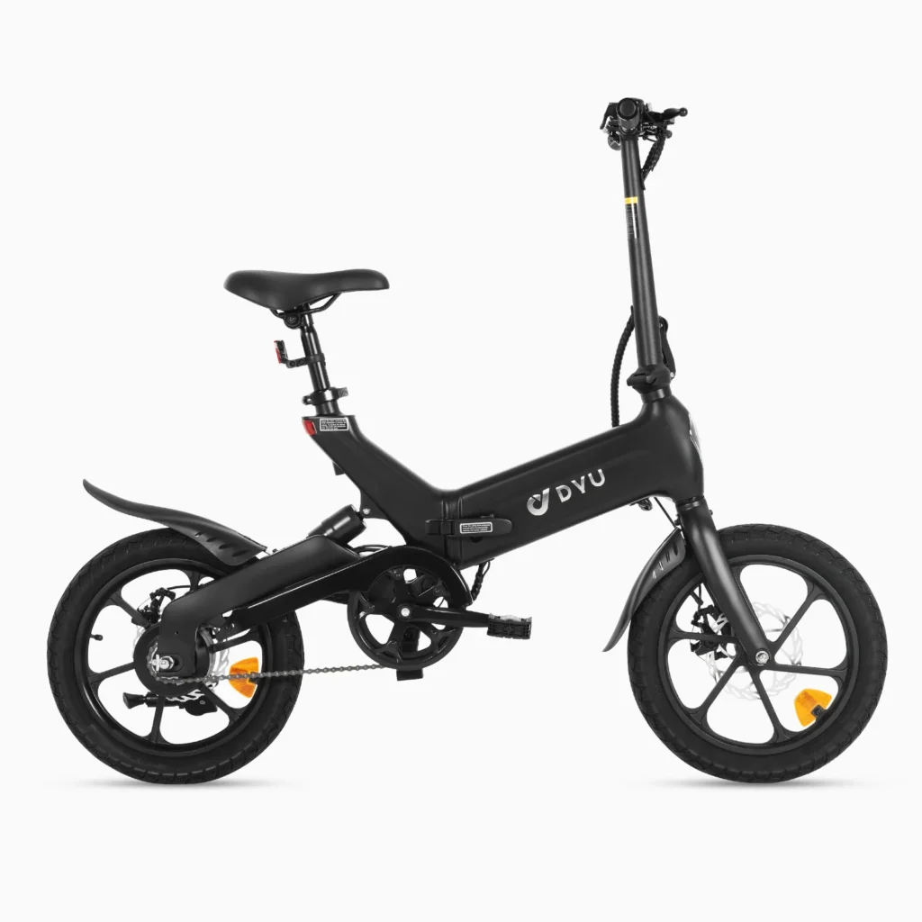 Bicicleta eléctrica plegable completa DYU A16 de 16 pulgadas