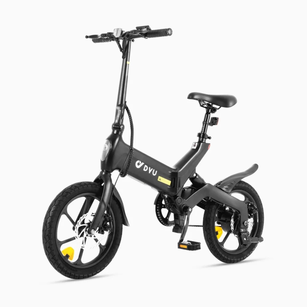 Bicicleta eléctrica plegable completa DYU A16 de 16 pulgadas - Imagen 4